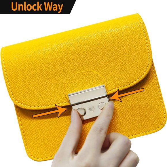 Small Evening Bags for Women Crossbody Bag Chain Yellow-mini Size Clutch - Picture 4 of 7
